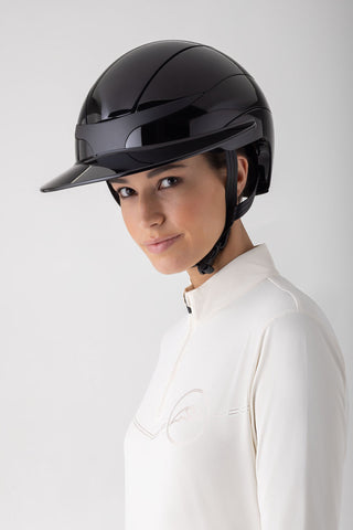 Casque d'équitation Xanto Glossy Noir