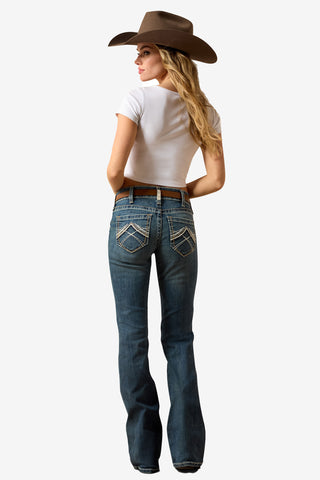 Whipstitch Rainstorm Boot Cut Jeans