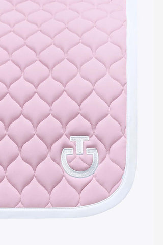 Tapis de saut matelassé à surpiqûres circulaires