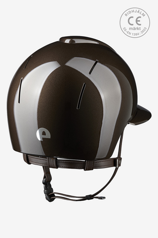 Casque d'équitation Smart NOVA Metal Polish Polo Marron