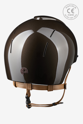 Reithelm Smart NOVA Metall-Polish Star Beigefarbener Riemen Braun/Braun