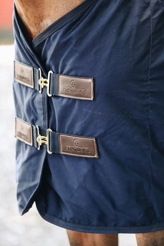 Baumwolldecke Navy