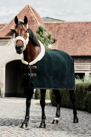 Show Heavy Fleece Deken Pine Green