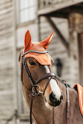 Wellington Fliegenhaube Samt Orange