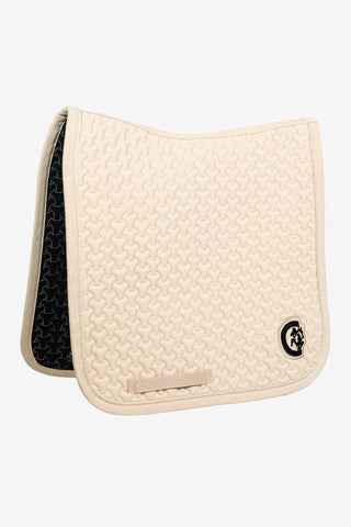 Tapis de selle 3D Logo Beige