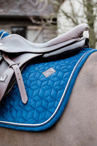 Saddle Pad Basic Velvet Navy