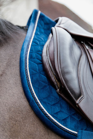 Saddle Pad Basic Velvet Navy