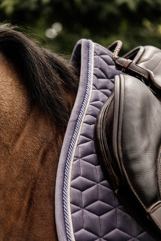 Velvet Saddle Pad Purple