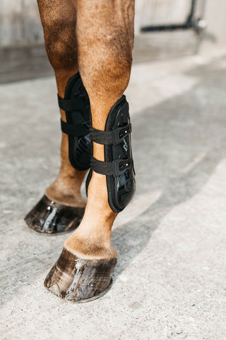 Bamboo Leg Protection Set Black
