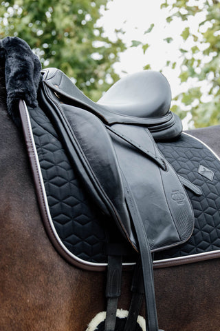 Skin Friendly Saddle Pad Black