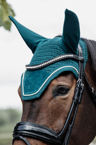 Wellington Fliegenhaube Samt Dunkelgrün