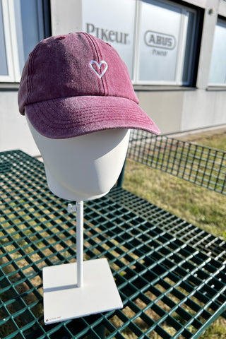 Cap Vintage Rotes Herz