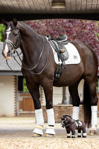Bride Double Noire pour Cheval Jouet