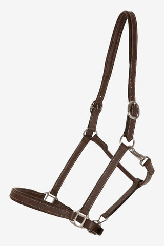 Leather Halter Basic Slim Brown
