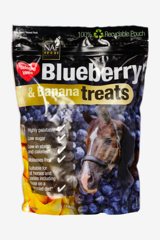 Horse Treats Blueberry & Banana 1kg