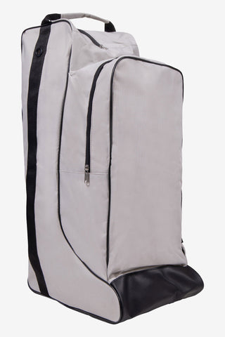 Helm- & Stiefeltasche Grau/Schwarz
