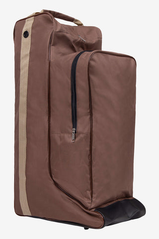 Helm- & Stiefeltasche Braun/Beige