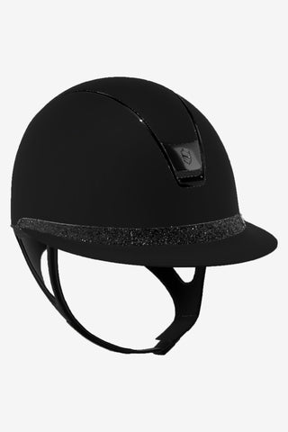 2.0 Shadowmatt Miss Shield Frontal Band Crystal Fabric Black