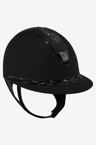 2.0 Shadowmatt Miss Shield Flower Swarovski Noir