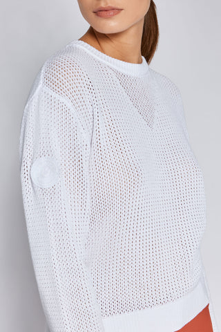Gestrickter Baumwollpullover